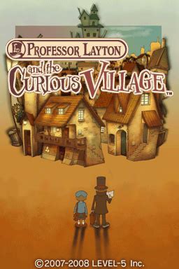 Professor Layton and the Curious Village Walkthrough Guide.